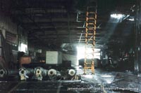 SRN4 The Prince of Wales (GH-2054) destroyed by fire at Dover